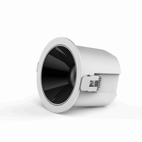 6W dia62mm led downlight high anti-dazzle round COB spotlight recessed dark black mini Residential building downlight