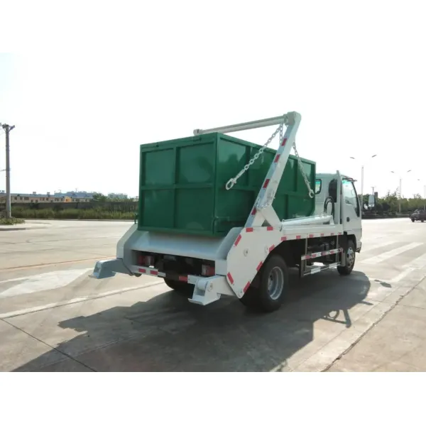 Factory Direct Isuzu Small Hydraulic Swing Arm Garbage Truck