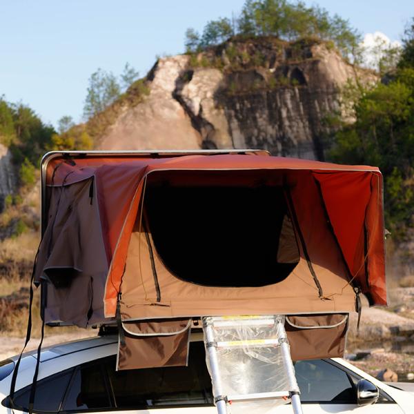 ABS Fold Out Car Roof Tent 2000mm Waterproof Aluminum Frame