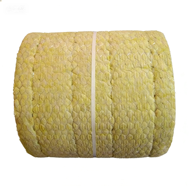 Wire Mesh Reinforced Rock Wool Blanket For Technical Thermal Insulation