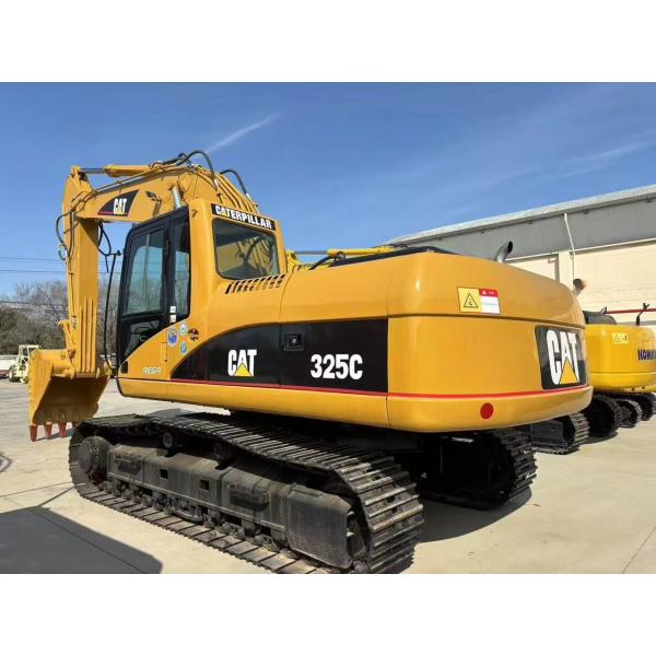 Caterpillar 325C hidráulico utilizado excavadora visibilidad y seguridad para la construcción