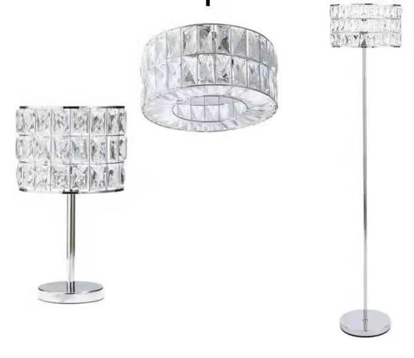 E26 E27 E12 E14 Socket Crystal Bead Table Lamp For Hotel