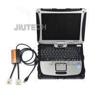 Connexion d'outil de diagnostic de Dr. Zx Hitachi Excavator de la CE avec l'excavatrice + l'ordinateur portable Cf19/53