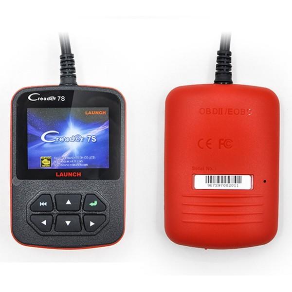 O apoio do leitor de código do lançamento x431 Creader 7S OBDII diagnostica e lubrifica a função de restauração