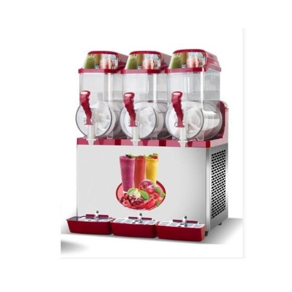 Low Consumption Commercial Used Three Tanks Slush Machine with Full-automatic Function