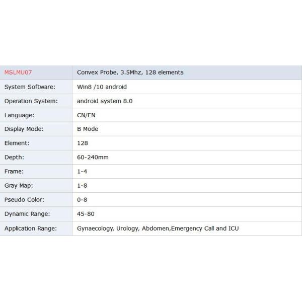 Hot Sale Smart USB Convex Medical Doppler Ultrasound Scanner Ultrasound Probe