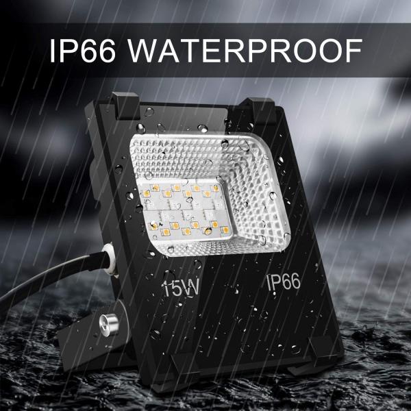 15W 2700K IP66 Garden Decoration Lights RGB APP Control 20 Modes