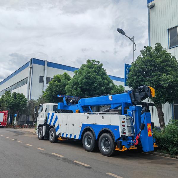 ISUZU GIGA Heavy Duty Wrecker Trucks 30Ton 360 Degree Rotation Road Rescue Truck