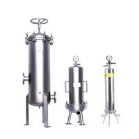 Acier inoxydable de logement de filtre lenticulaire sanitaire de pile de profondeur