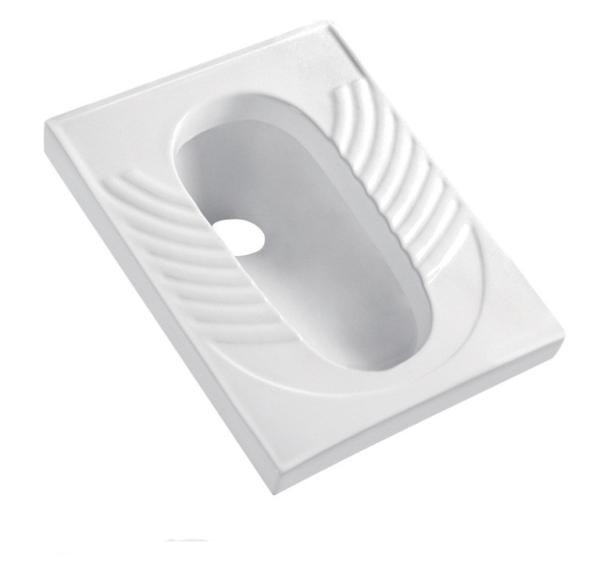 Modern S Trap Hindware Squatting Pan 600*460*220mm Without Tank