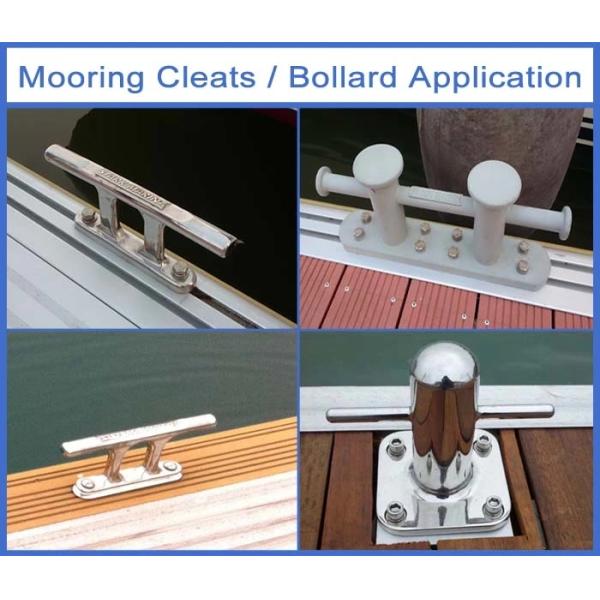 316 Нержавеющая сталь Боллардные застежки для судов Морское оборудование