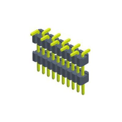 Industrial PCB Header Connector , Single Row Header Connector Signal Transmission