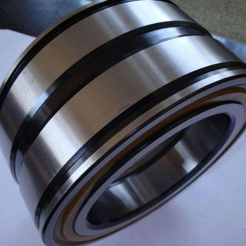 Open ZZ 2RS Crown steel angular contact ball bearing of double row , ABEC7 ABEC