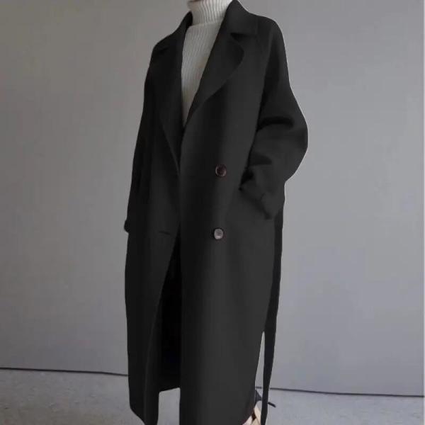 Autumn Winter Puffer Down Coat Korean Loose Wool Coat For Ladies