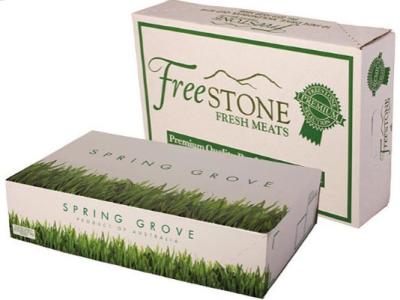 Colorful Printing Fruit Packing Boxes For Fresh Banana / Apple Free Sample