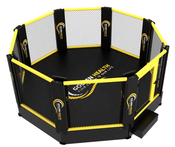 20FT Black Professional MMA Octagon Cage UFC Boxing Ring For Competition