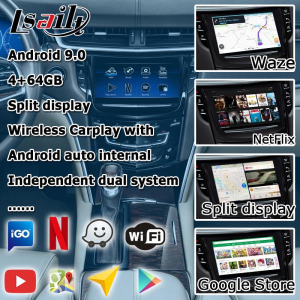 Коробки навигации андроида Carplay мультимедиа интерфейс автоматической видео- для видео Кадиллака XTS