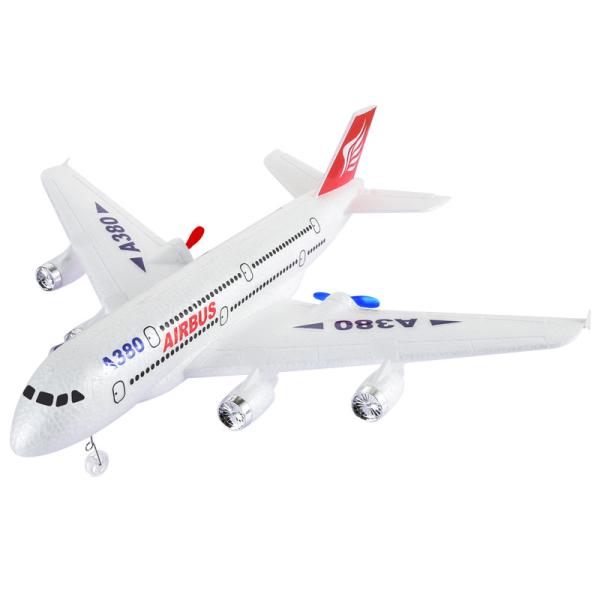 2.4g Avião de controle remoto 2.5ch Epp Avião de espuma de poliestireno durável Avião de avião Rc Avião Avião para crianças Meninos Meninas Airbus Modelo A380
