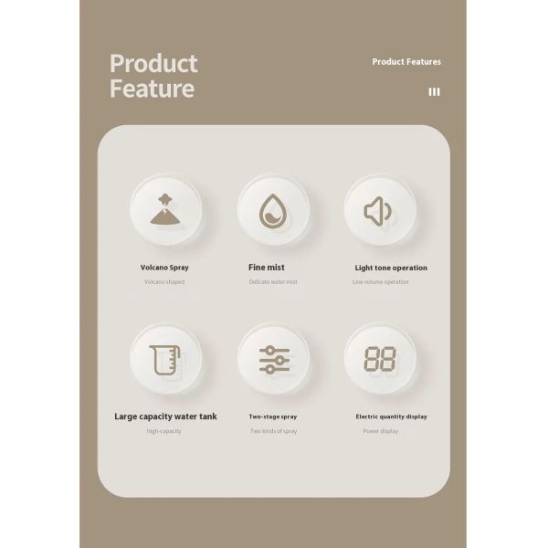 Color Changing Light  Smart Ultrasonic Humidifier USB Powered Essential Oil Diffuser