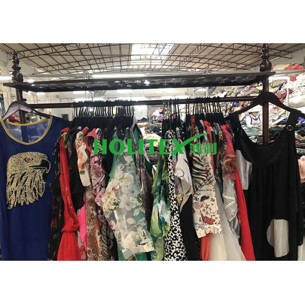 Top Grade Used Womens Clothing Colorful Ladies Silk Blouse Mixed Size
