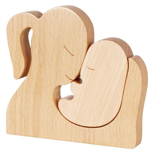 Eco-friendly Wooden 3D Building Blocks Creative Art Gift Home Ornament Decoration Solid Wood Kids Toys DIY wooden toy