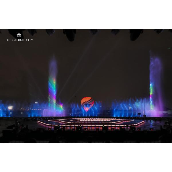 Нержавеющая сталь 304 Вьетнамский танцевальный фонтан многоцветный