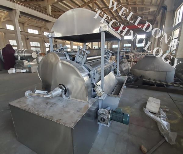 O secador de cilindro de poupança de energia do alimento do secador de cilindro do rolo fez de aço inoxidável