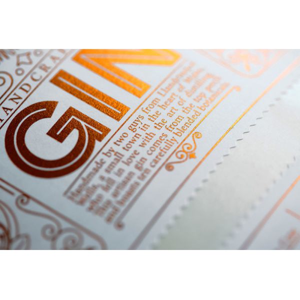 PVC Hot Stamping Self Adhesive Wine Labels Custom Logo Embossing Sticker
