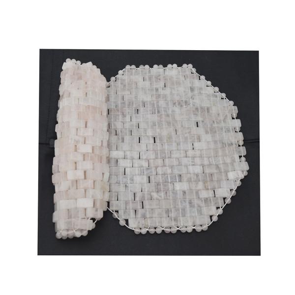 Breast Massager Natural Gemstone Jade Sleep Mask Rose Quartz Eye Mask Anti-Aging Hot or Cold Using Stone Ice Eye Mask for Face
