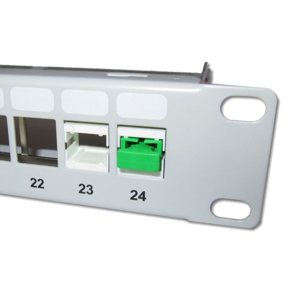 Waterproof SC APC to SC APC Simplex Keystone Fiber Optic Adapter with 0.2dB Insertion Loss and 500 Cycle Durability