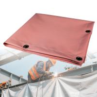 Couverture de soudure en fibre de verre ignifuge 550C, tapis industriel résistant à la chaleur