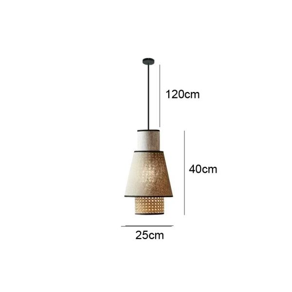 Kitchen Hanging Lights Living Room Decor Home Classical Art Cloth Cover Pendant Lights(WH-WP-146)