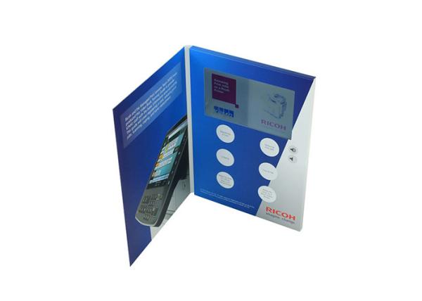 Custom Hard Cover Digital LCD Screen Brochure Video Mailer Advertising Player