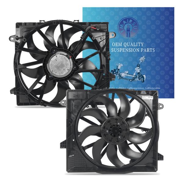Sistema de arrefecimento do radiador de 600W com ventoinha de arrefecimento de fio longo para Jeep Wrangler JL2.0L