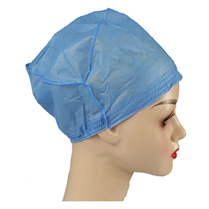 Medical Manufacturer Hospital Requirements Blue SMS 35gsm Hat Doctor Surgeon Cap Breathe Cool and Strong Head Cover