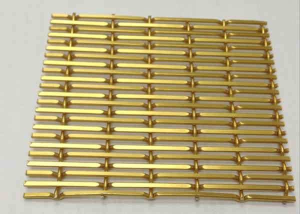 Stainless Steel  Decorative Wire Mesh Woven Curtain Wall Facade CE Approved