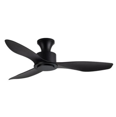 Style européen DC 56 pouces 50W ABS 3 lames Contrôle mural Télécommande Dimmable Ventilateur de plafond LED