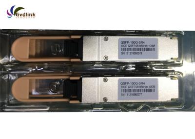 Transceptor ótico QSFP28-100G-SR4 MPO dos ethernet de VCSEL 850nm 100m