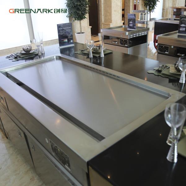 Teppanyaki Grill Table 20mm Steel Top with CE ISO Certification from China Factory
