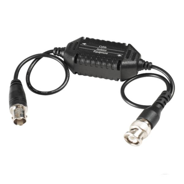 Single Channel Passive ABS Plastic CCTV Video Connector with Built-in Video Balun