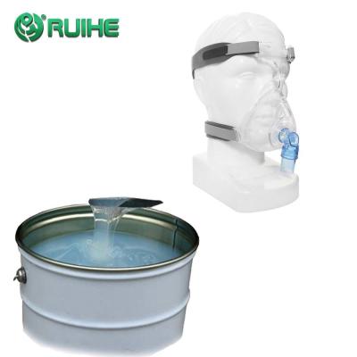 Transparent LSR Liquid Silicone Rubber Anesthesia Face Mask 70 Shore A
