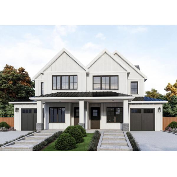 Prefabricado de lujo Casa de 4 dormitorios Kit Cuadro de acero de calibre ligero