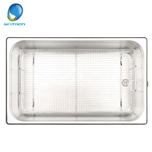 Adjustable Timer Benchtop Ultrasonic Cleaner 22L 480W For Moulds Precision Parts