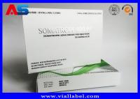 Caixa de papel de Hcg e etiquetas Tray For Growth Hormone Medication plástico