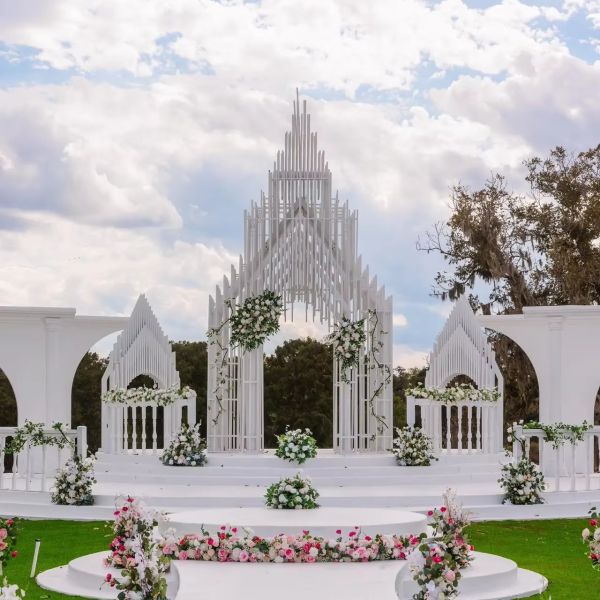 Eternal Vows Ceremony Architect Sculpture Custom Permanent Wedding Altar