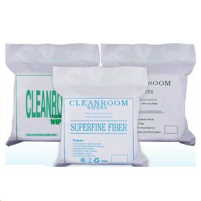 verres de nettoyage de Cleanroom d'essuie-glace non pelucheux antipoussière de Microfiber