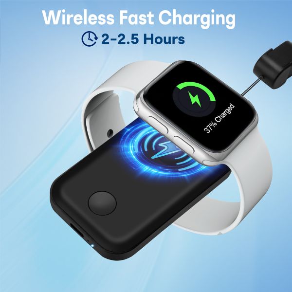 Ultra Slim Keychain Cordless Power Bank 1500mAh Li Polymer Mini Portable Emergency Charger