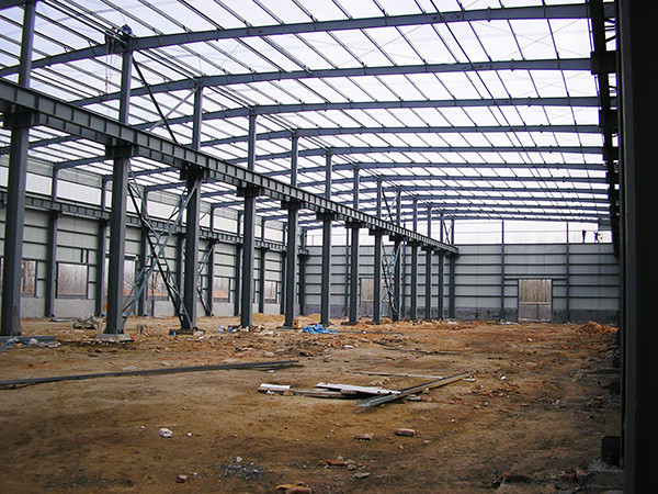 Eco Friendly Heavy Steel Structure 3D Drawing Industrial Heavy Metal Workshop
