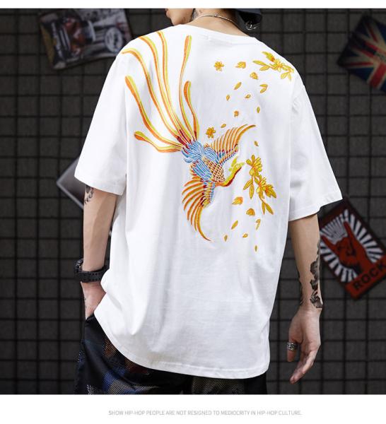 120gsm To 220gsm Custom Men Streetwear T Shirts Oversized  Fancy