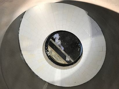 92% 95% Алюминиевая керамическая облицованная проектная труба с устойчивостью к ударам